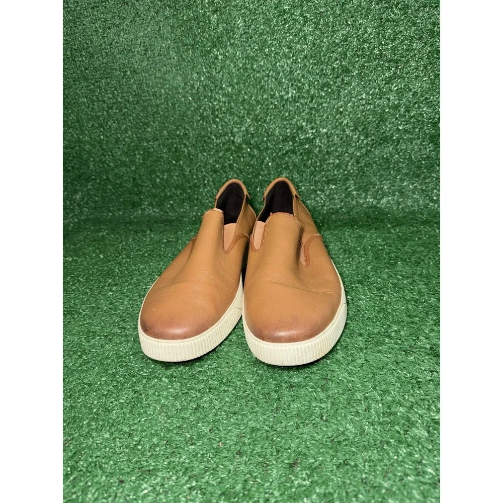 Cole Haan Nantucket 2.0 Mens Size 8.5 British Tan Slip On Shoes Sneakers C33796